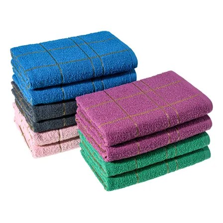 10 Panos Copa Louça Xadrez Algodão Vintage Chef Laune Haus Cores Sortidas&nbsp;Xadrez