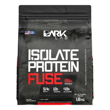 Suplemento Em Pó Dark Lab Isolate Protein Fuse Proteínas Sabor Chocolate Em Sachê De&nbsp;1.8kg